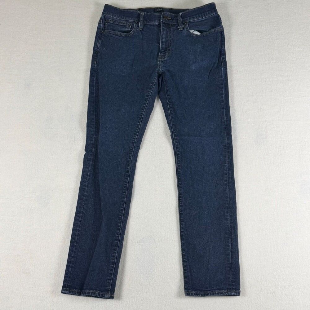 J.Crew Flex Slim Jeans Mens 31x30 Dark Wash Denim Stretch